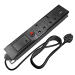 UK Standard PDU Socket Overload Protection Power Distribution Unit 1 USB Port 1 Type C Port