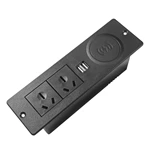 Factory AU Standard Tabletop Built-in Desk Wireless Charging Hidden Furniture Power Socket