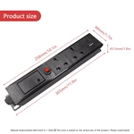UK Standard PDU Socket Overload Protection Power Distribution Unit 1 USB Port 1 Type C Port