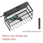 Custom Standard Outlet PDU Power Tool Storage Rack Power Distribution Unit Tool Holder