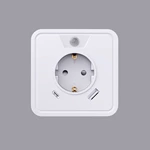 Socket Night Lamp Warm Smart Home New Style EU Standard Independent Switch with Power Strips Multi USB-A TYPE-C