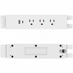 High End Recessed Socket with 3 AC Ports Desktop Power Socket Outlet Power Socket With USB