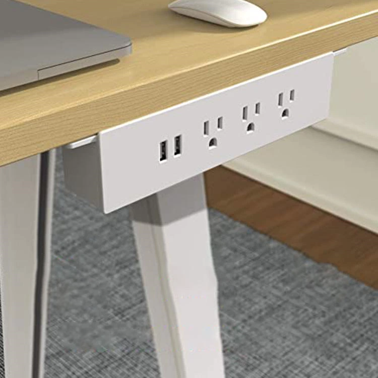 Desk Hanging Power Sockets with USB Ports, Mount Under Desk Table Edge Socket
