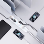 360 Rotation Multi-Plug Socket New Design EU Standard Power Socket with 3AC Outlets 2TYPE-C 1 USB-A Power Strip