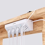 Extension Strip New Design Desktop Power Socket 4 Outlets with 2 USB 2 C