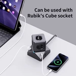 Eu Power Strip Magnetic Power Socket Extension Cable with USB Europe Power Strip