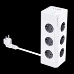 NEW Product Rohs CE KC Socket 4/8/12 Outlets Extension Sockets Multiple 2m Power