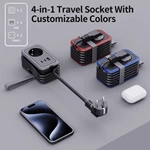 Newly Designed Multi Extension Travel Socket Strip 4 in 1 Portable PD20W Fast