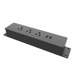 High End Recessed Socket with 3 AC Ports Desktop Power Socket Outlet Power Socket With USB