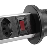 BR Standard Power Strip Hidden Charging Station Open Hold Brazil Pop up Furniture Socket