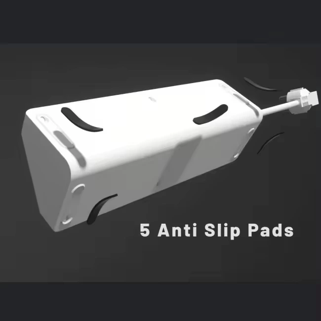 Socket Power Extension Socket with Usb Port with LED Light Desktop Corner Socket Power Strip with Usb Eu