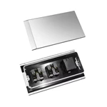 US Eu Plug Socket Furniture Recessed Hidden Sliding Cover Power Socket With USB Port and Network Tabletop Multimedia