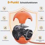 KC CE Portable Power Socket New Design with PD 25W USB Charging 3AC Outlets 1USB 2TYPE-C