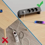 Shuko Socket Desk Power Sockets with USB Desk Clamp Power Strip Type-C 3 Outlet Clamp Power Strip Manufacturer