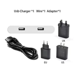 Office Furniture Rectangular Sofa Double Usb Block Charger for Desk with Adapter