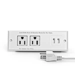 US Power Outlet Build-In Power Strip socket For Funiture Cabinet Wiht USB
