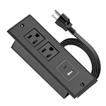 US Power Outlet Build-In Power Strip socket For Funiture Cabinet Wiht USB