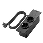 Office Desk Recessed EU Power Strip With 1AC 2AC 2USB TYPE-C