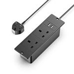 UK Recessed Power Bar Power Strip for the bed stand