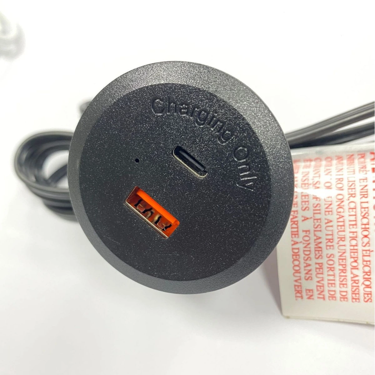 Usb Charger With 1 Usb-a 1 Usb-c For Sofa Cabinet