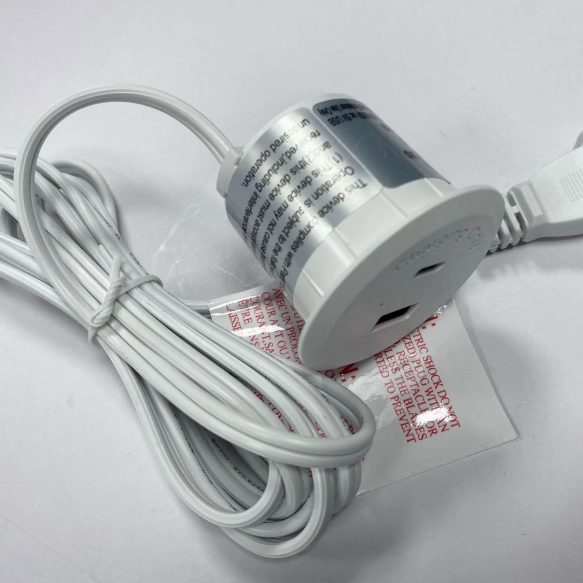 Usb Charger With 1 Usb-a 1 Usb-c For Sofa Cabinet