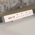 50V 12A EU Standard European Socket Power Extension Board Surge Protector Power Strip Desk Clamp Power Sockets