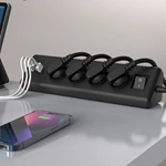 Non-slip Track Kitchen Corner Power Socket 16A German 2 USB-A 1TYPE-C 20W