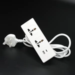Office Desk Universal Power Strip With 2 Outlet 1usb-a 1 Usb-c