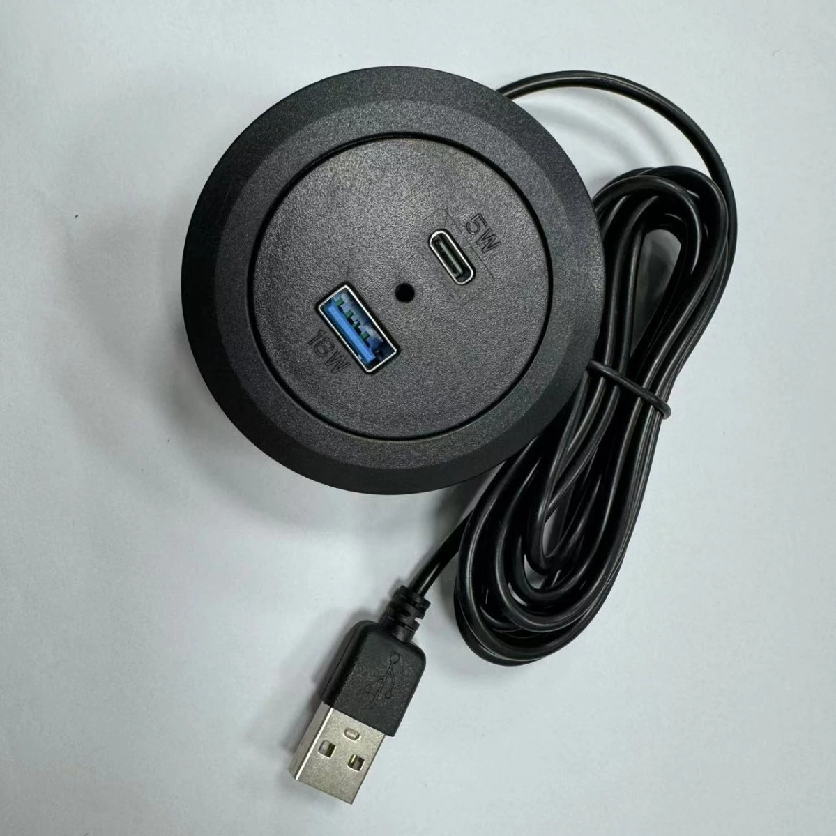 Round Usb Charger For The Sofa, Cabinet, Drawer