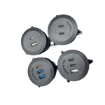 All Kinds Of Usb Charger Socket With 2 USB-C 1 USB-A