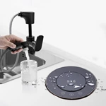 Germany Power Outlet Wifi Intelligent IP65 Waterproof Motorized Pop up Lifting Tower Socket With 2 USB-C Wireless Charging